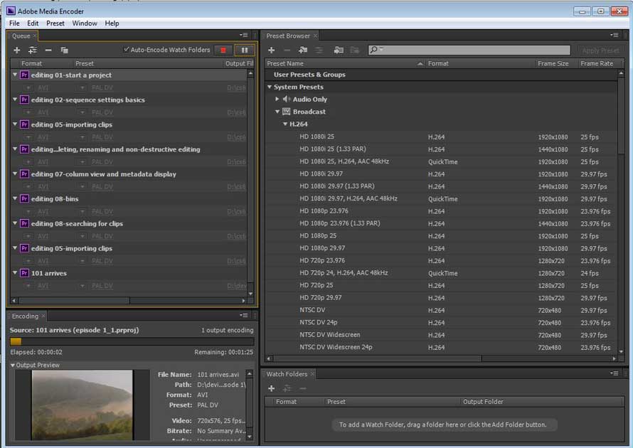 Rotate Video Adobe Media Encoder Cs5